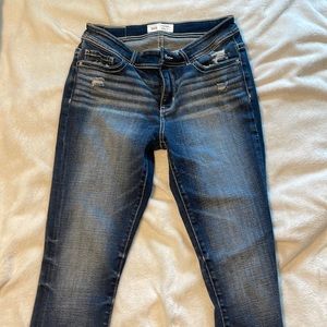 BKE Payton, mid-rise, ankle skinny jeans size 27